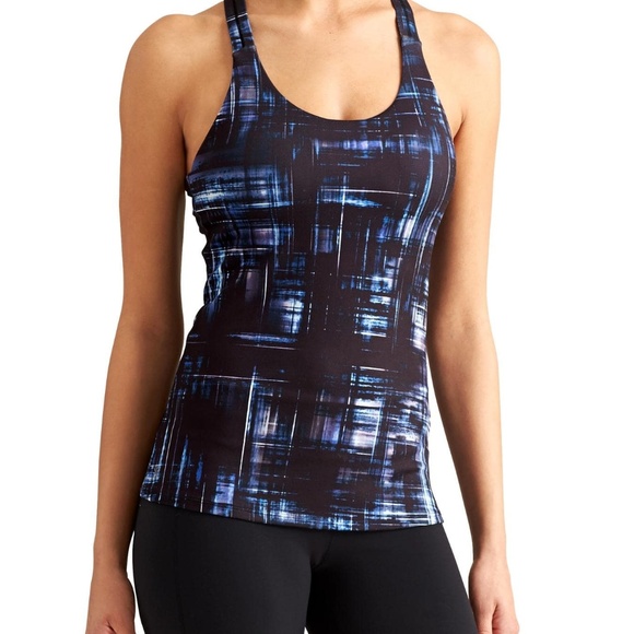 Athleta Plaid Optimism Tank NEW XXS - Picture 1 of 5